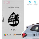Waterproof Diesel Sticker for Fuel Tank | Weather Resistant